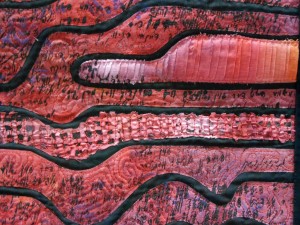 Ita Ziv – Red Letters 2 - Detail