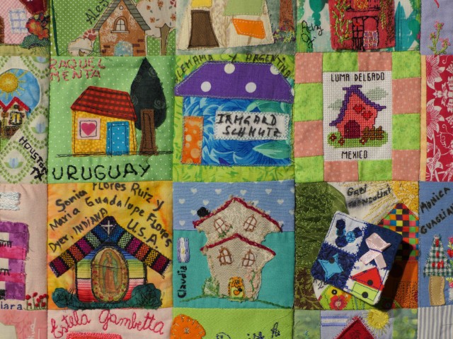 Cecilia Koppman & 630 artistes – Quarantine Collective Quilt - Détail2